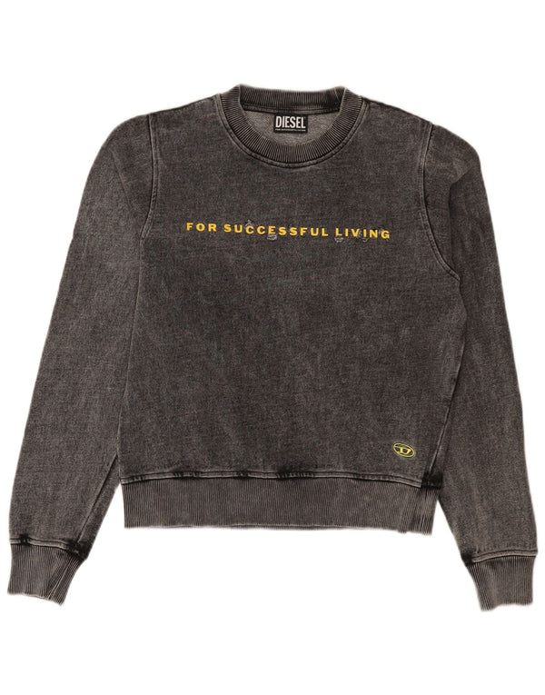 Felpa grafica da uomo Diesel Maglione 2XS Grigio