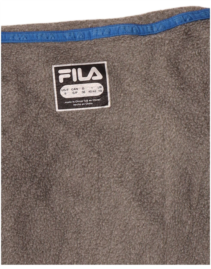 Felpa grafica da donna Fila Jumper UK 10 Small Grigio