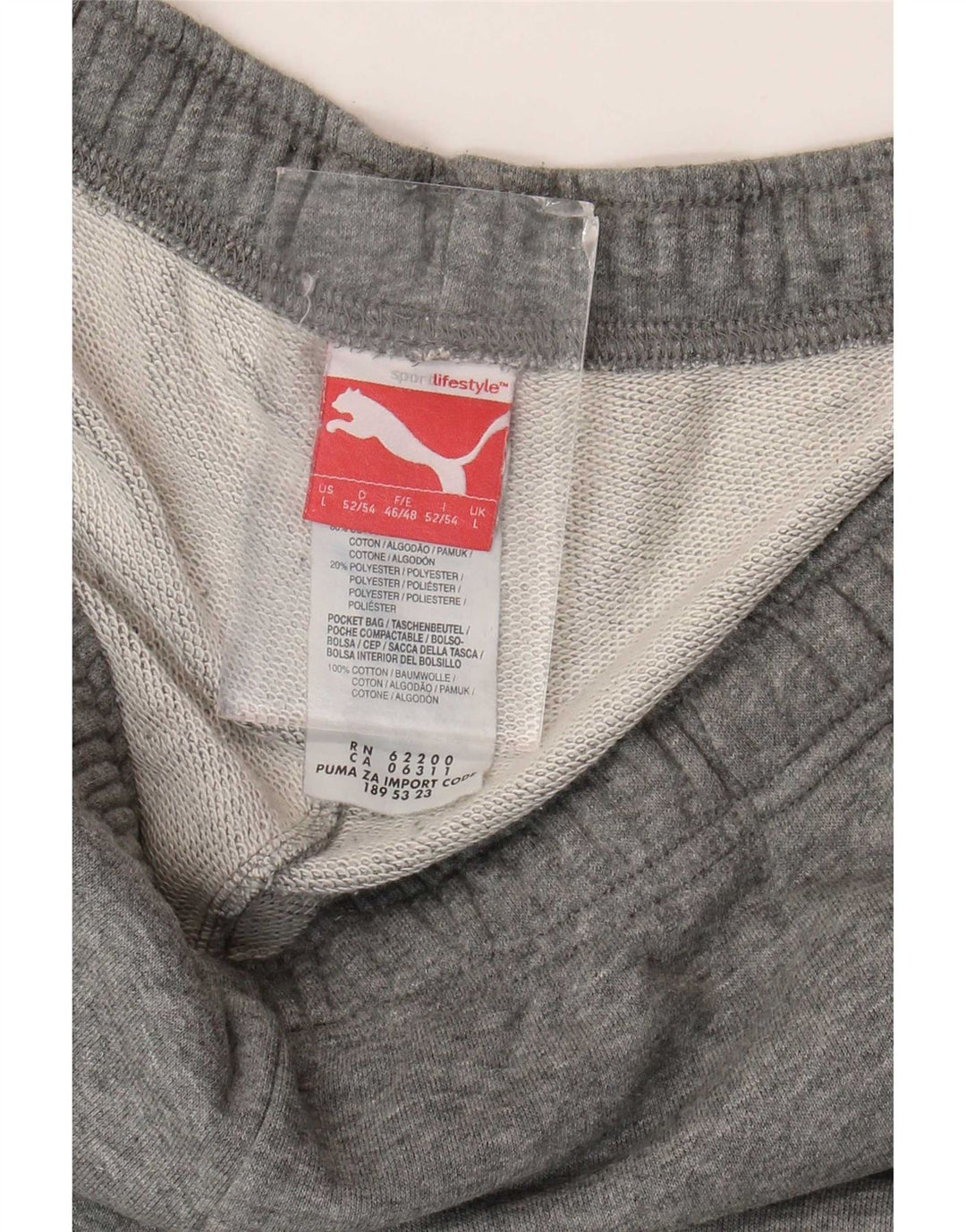 Pantaloni da tuta da uomo Puma Joggers Large Grigi
