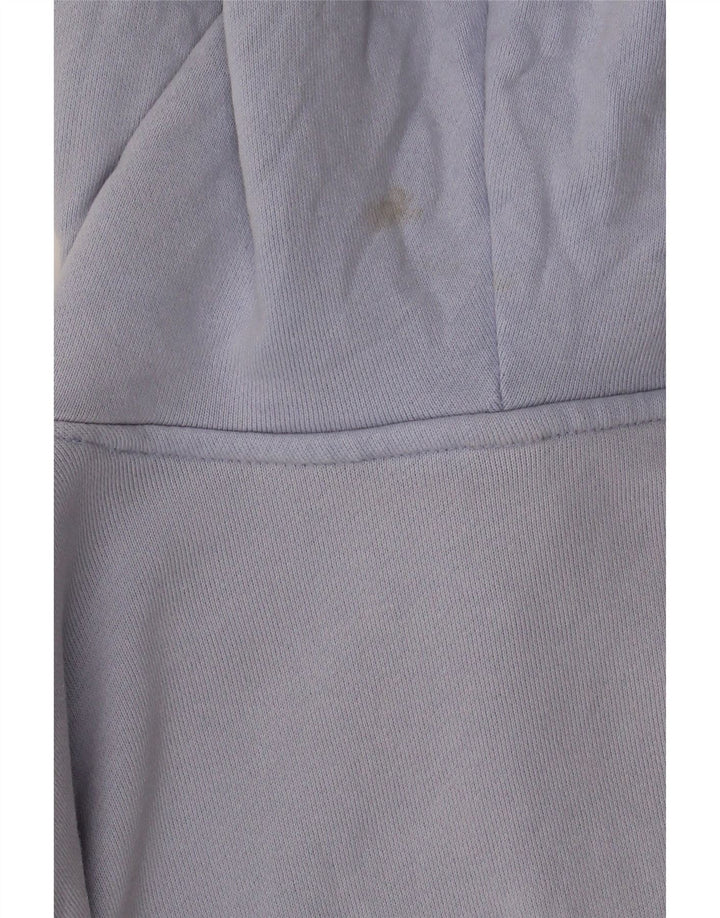 Maglione oversize con cappuccio da donna ADIDAS UK 12/14 Blu medio color block