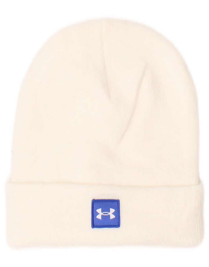 Cappello Beanie da Uomo Under Armour Taglia Unica Bianco Acrilico