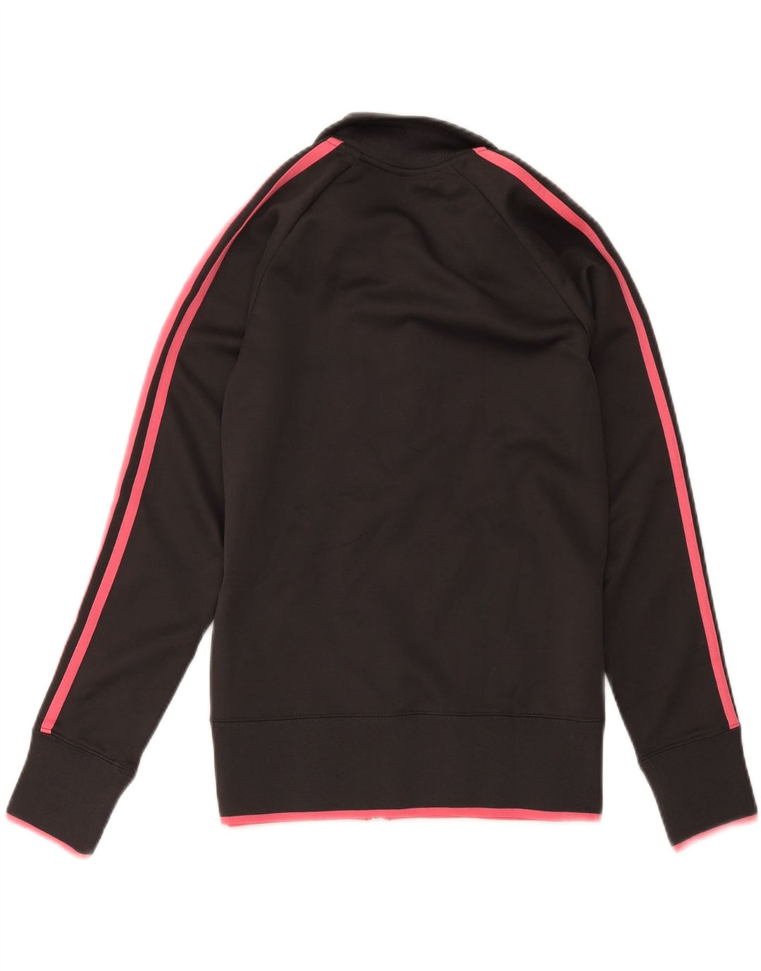 Giacca da ginnastica grafica da donna Adidas UK 10 piccola in cotone nero