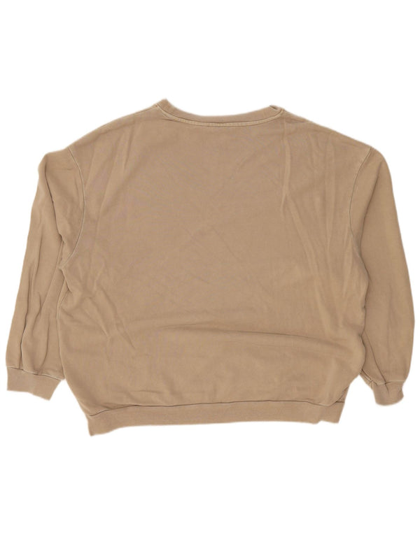 LEVI'S Felpa da uomo Maglione grande in cotone beige
