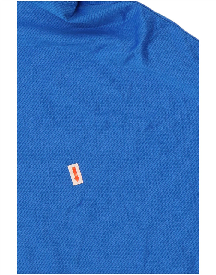 T-shirt da uomo New Balance Top in poliestere gessato blu medio