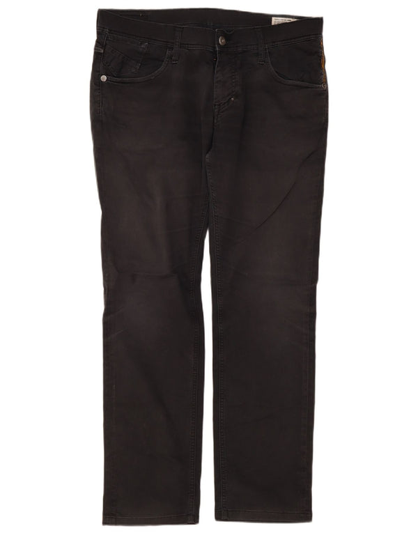 Jeans dritti da uomo Meltin' Pot W36 L32 cotone nero