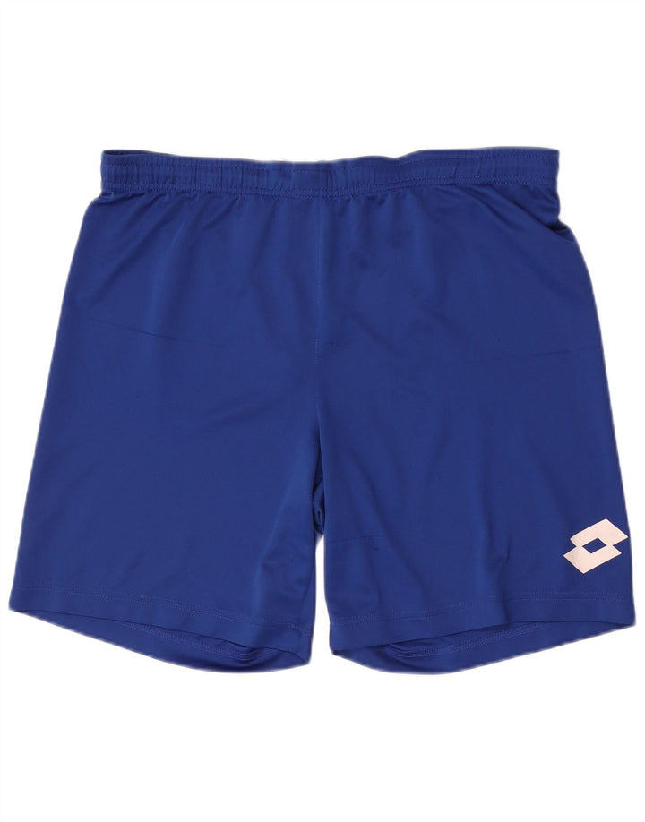 Pantaloncini sportivi da uomo Lotto grandi blu