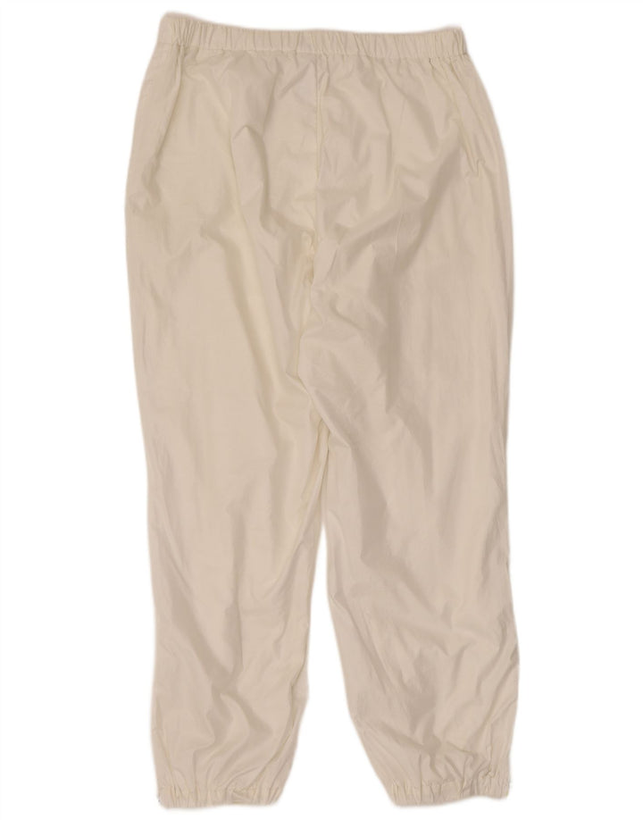 ADIDAS Womens Tracksuit Trousers Joggers UK 18 XL White Polyester