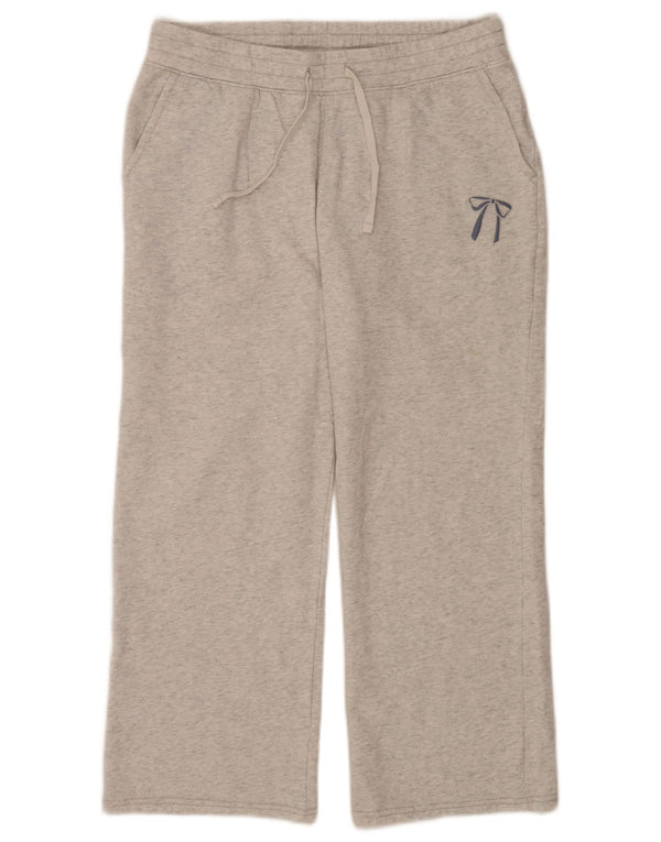 Pantaloni da tuta Hollister Crop da donna UK 14 Cotone grigio medio