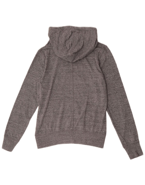 Felpa con cappuccio grafica da donna Nike UK 12 Medium Grey Flecked Sports