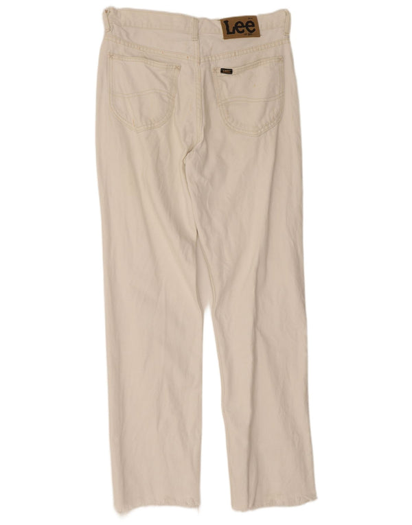 Jeans dritti da uomo Lee W30 L31 cotone bianco