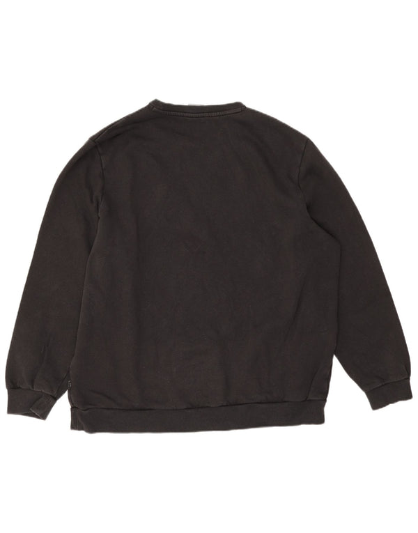 Felpa da uomo Puma Jumper XL in cotone nero
