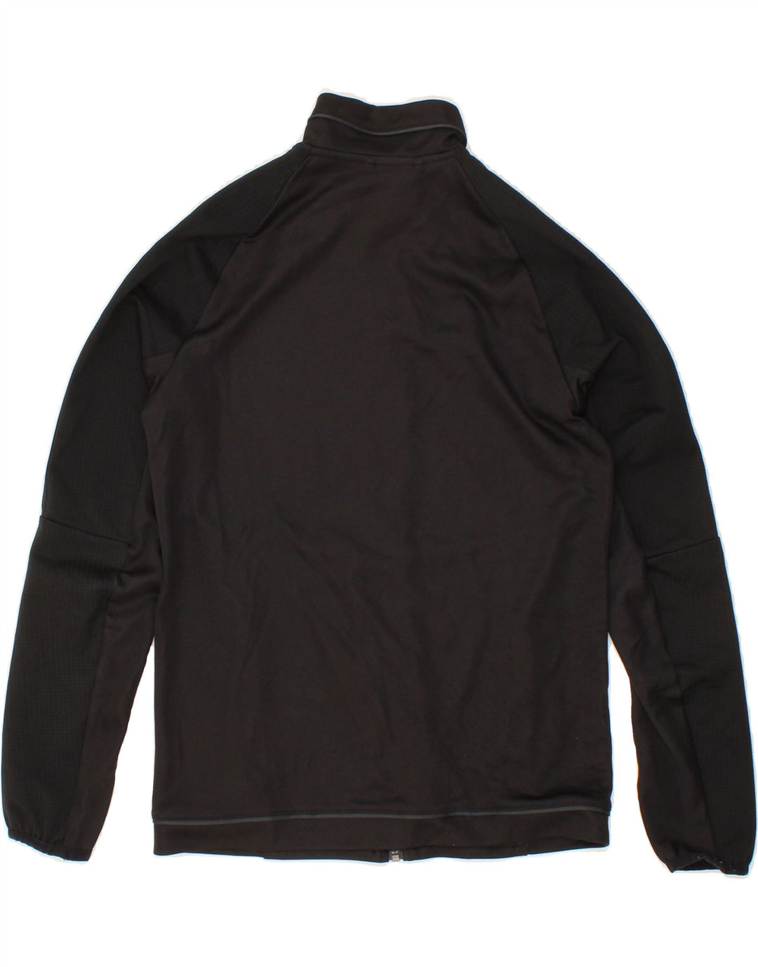 ADIDAS Boys Climalite Tracksuit Top Jacket 11-12 Years Black Polyester Vintage Adidas and Second-Hand Adidas from Messina Hembry 