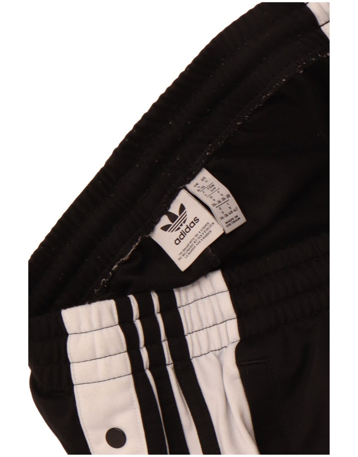 Pantaloni da tuta con grafica Adidas da donna UK 8/10 Small Black Colourblock