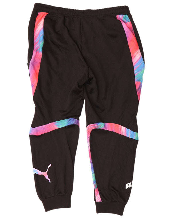 Pantaloni da tuta con grafica da donna Puma Joggers UK 18 XL Nero Colourblock