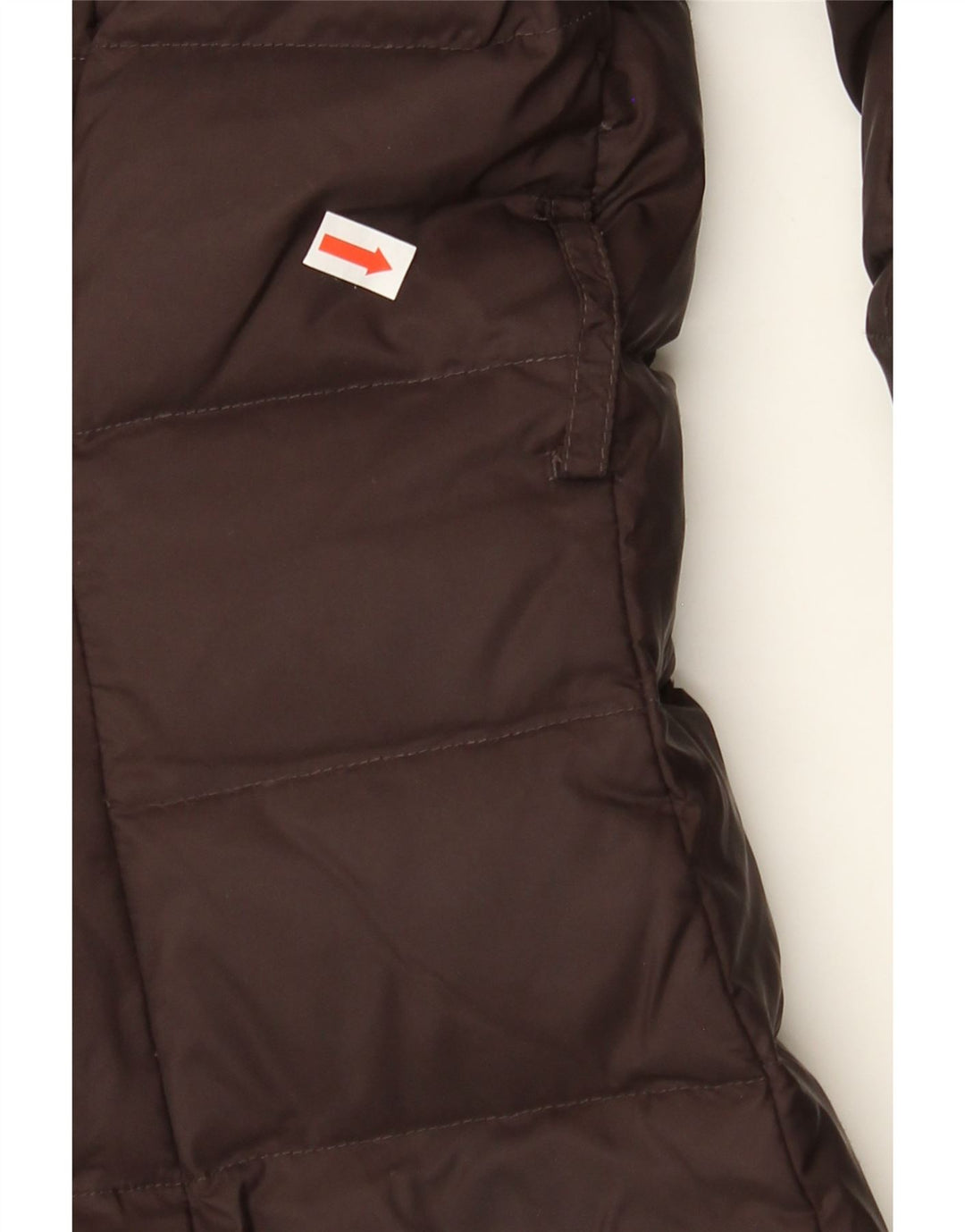 BENETTON Womens Padded Coat IT 48 XL Brown Polyamide Vintage Benetton and Second-Hand Benetton from Messina Hembry 