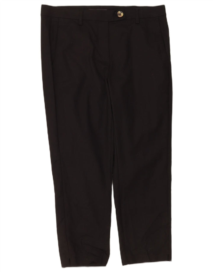 Pantaloni corti da donna Marks & Spencer UK 12 medi W30 L24 neri
