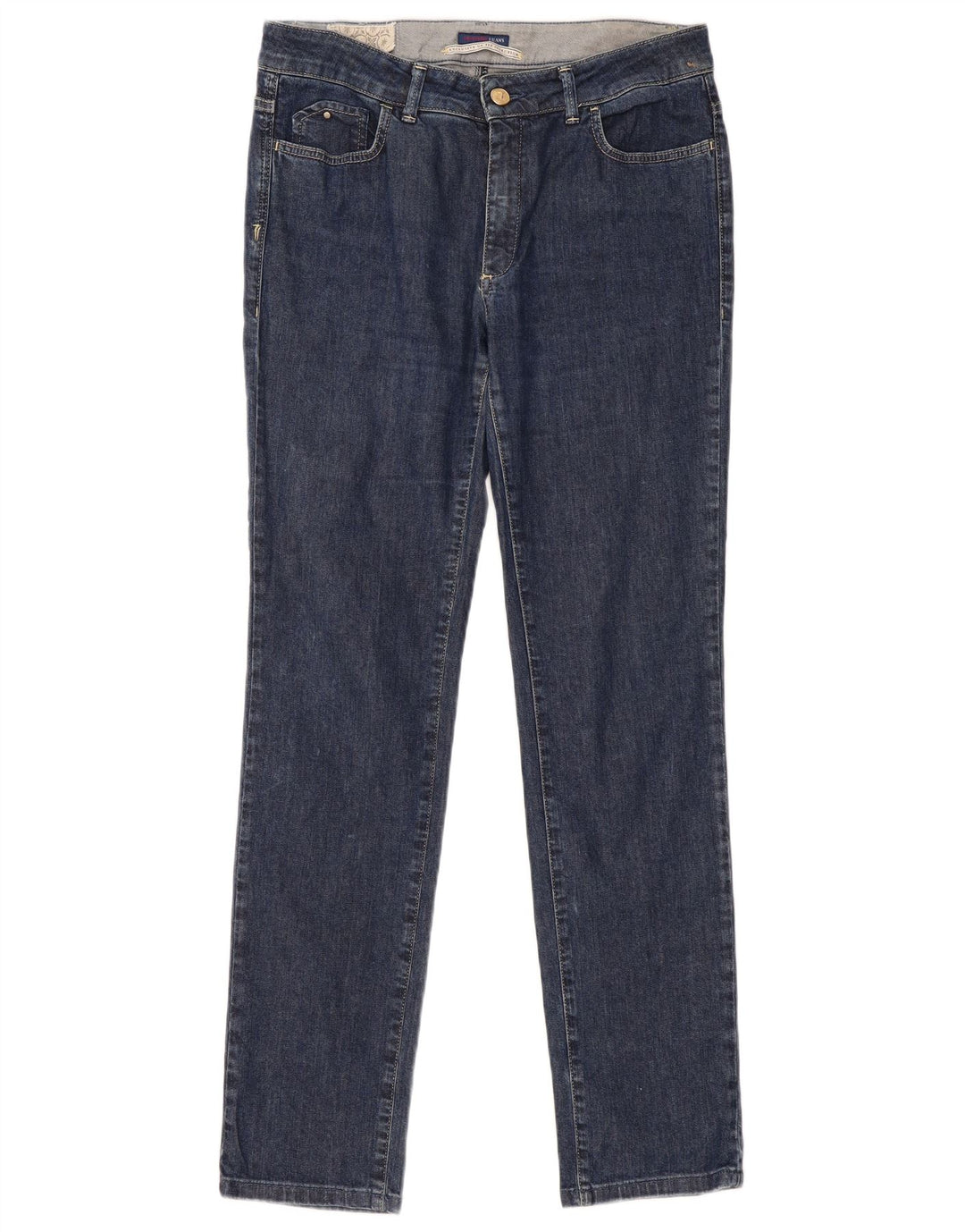 Jeans Slim Donna Trussardi W32 L32 Blu Navy Cotone