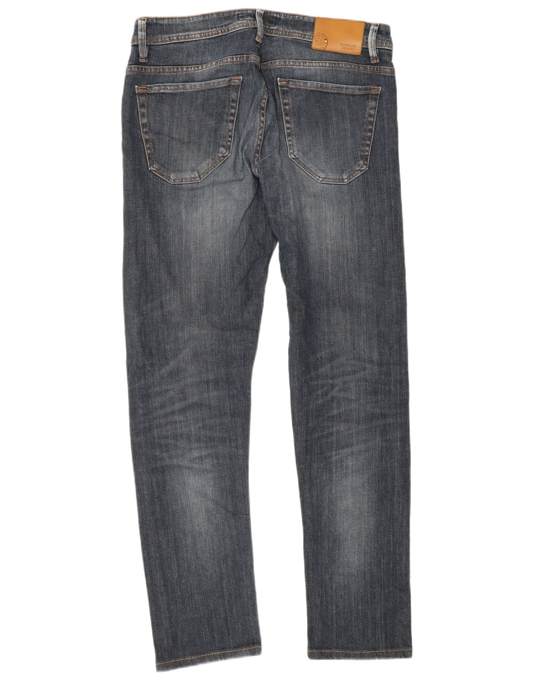Jeans Slim Uomo SIVIGLIA W33 L32 Blu Cotone