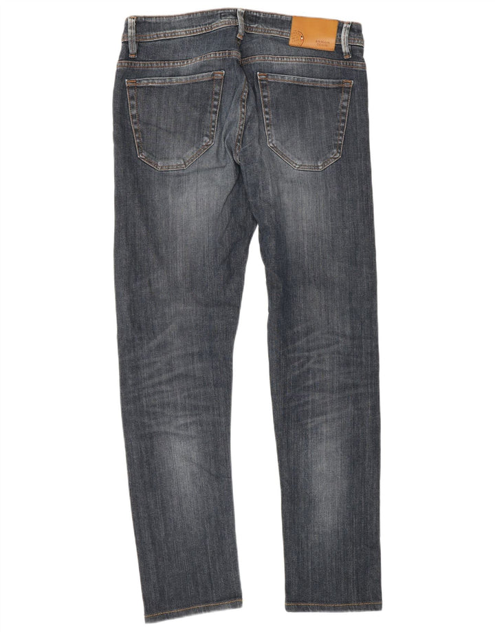 Jeans Slim Uomo SIVIGLIA W33 L32 Blu Cotone