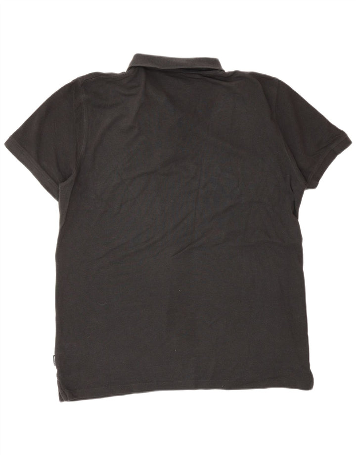 Polo da uomo WRANGLER grande in cotone nero