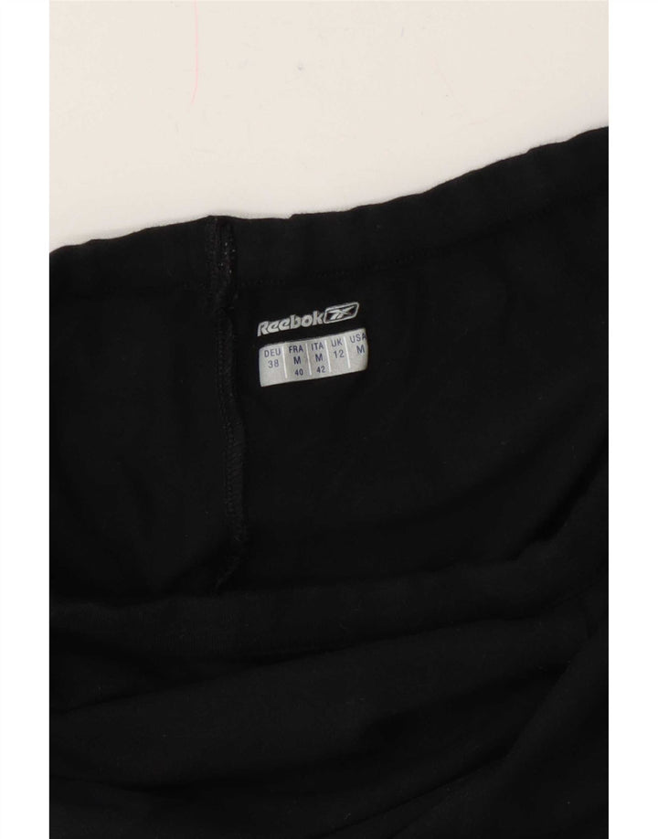 Pantaloni da tuta Reebok Capri da donna UK 12 medi neri