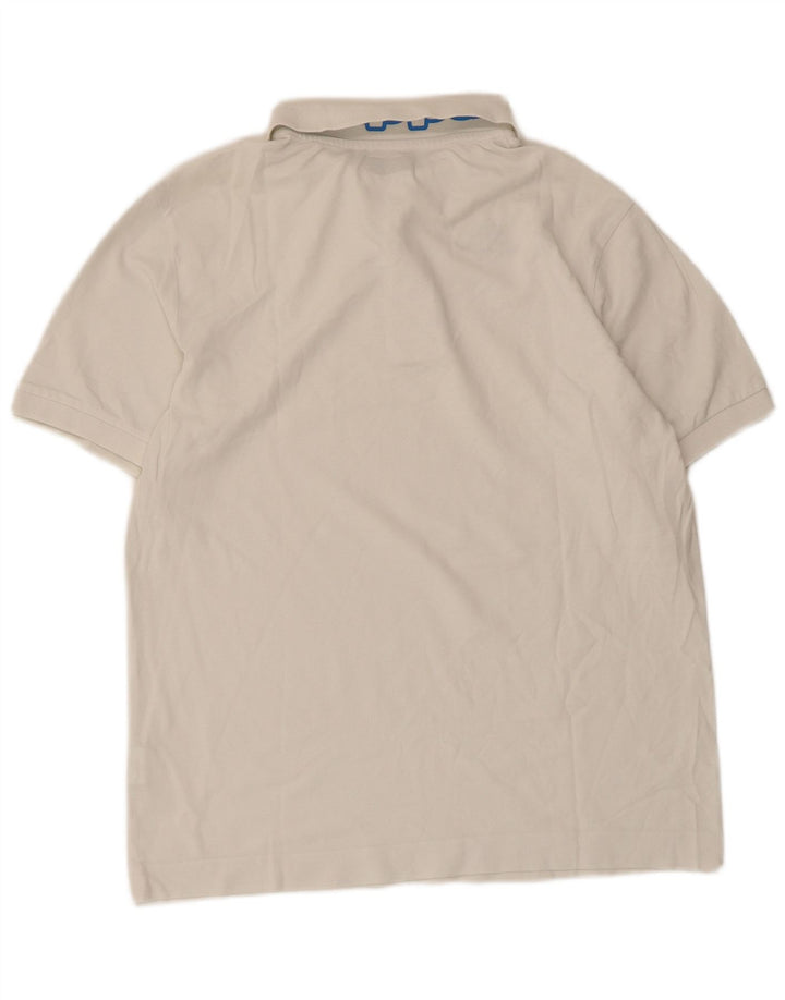 Polo Kappa Uomo Cotone Medio Bianco