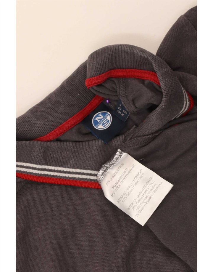 Polo da uomo North Sails XL in cotone grigio