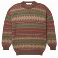 Maglione maglione girocollo da uomo St. Bernard XL lana geometrica multicolore