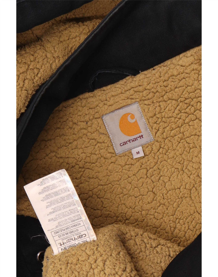 Giacca Parka con cappuccio da uomo Carhartt UK 38 cotone nero medio