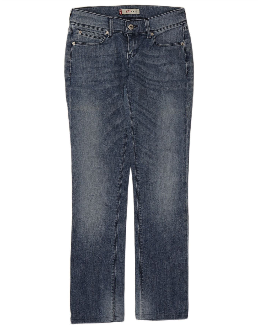 Jeans Levi's 571 Slim da donna W28 L30 in cotone blu