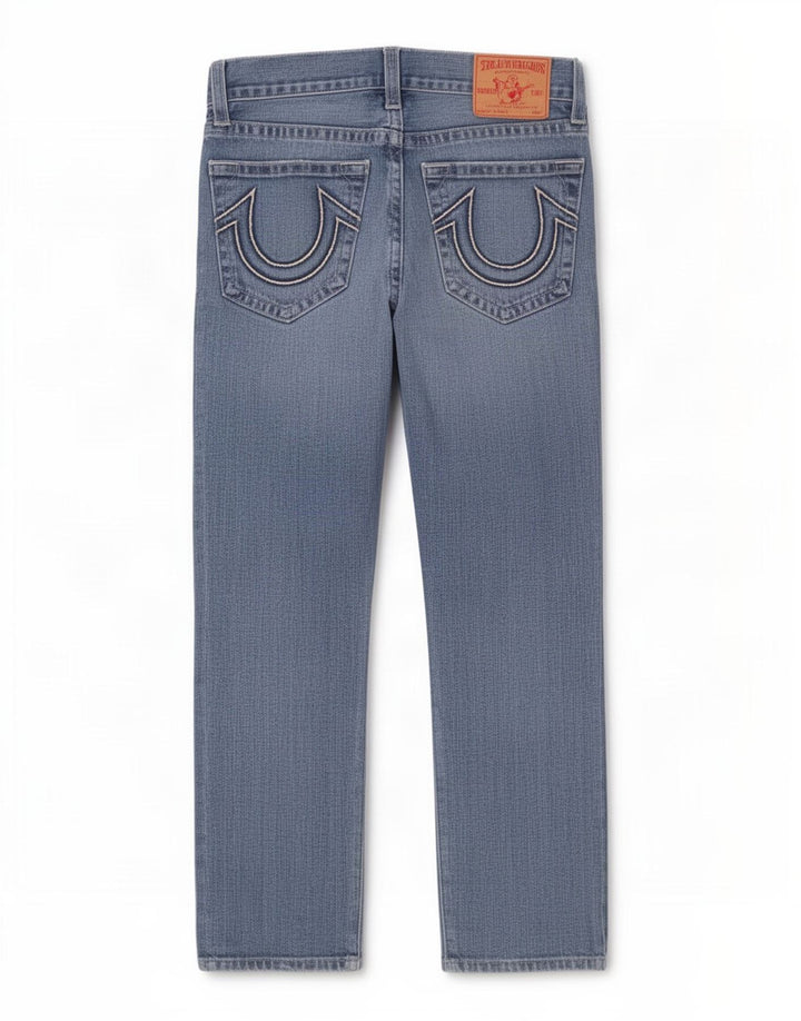 Jeans dritti da uomo True Religion W30 L30 cotone blu