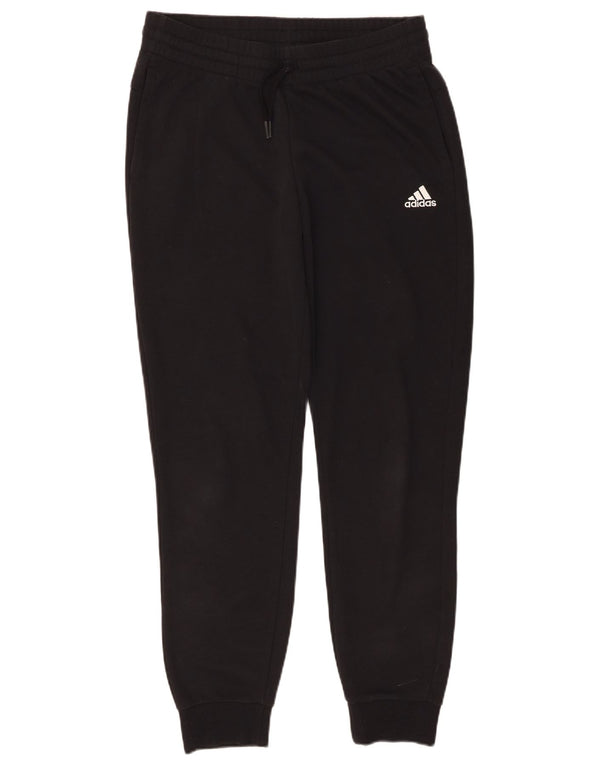Pantaloni da tuta con grafica Adidas da donna Joggers UK 12/14 Medio Nero