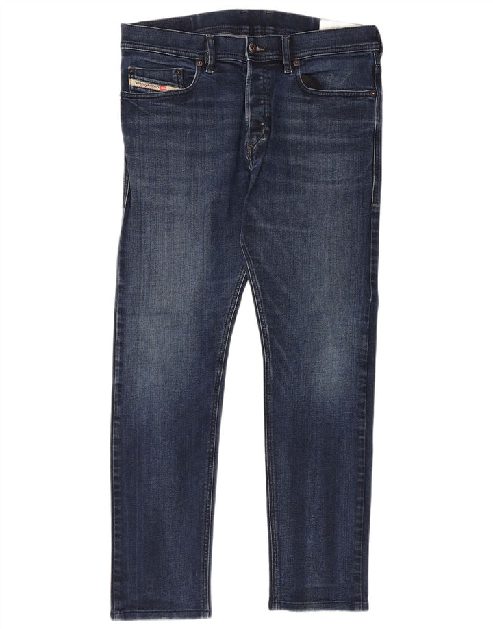 Diesel Uomo Tepphar Carrot Jeans Slim W31 L30 Cotone Blu