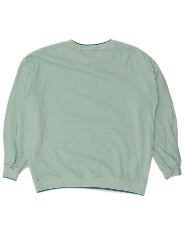 Felpa oversize con grafica da donna Fat Face, maglione, UK 12, medio, turchese