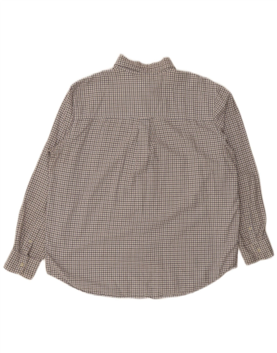 Camicia Chaps da uomo vestibilità regolare XL in cotone a quadri bianchi