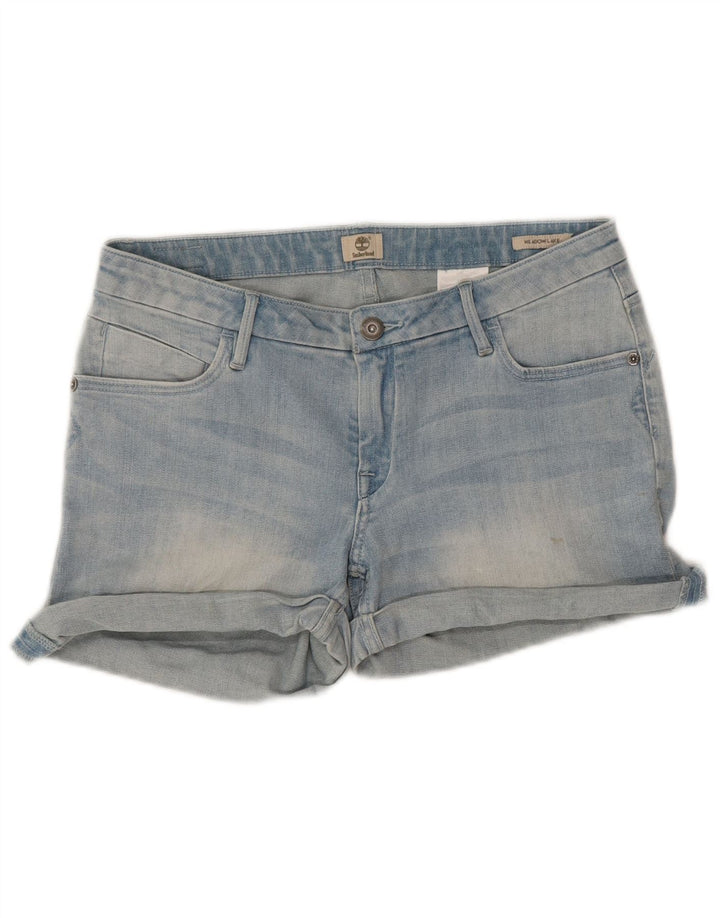 Pantaloncini di jeans da donna Timberland W29 cotone blu medio
