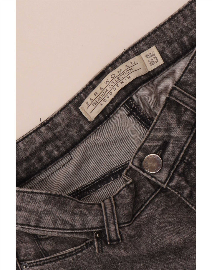 Jeans slim da donna Zara EU 34 2XS W24 L26 Grigio