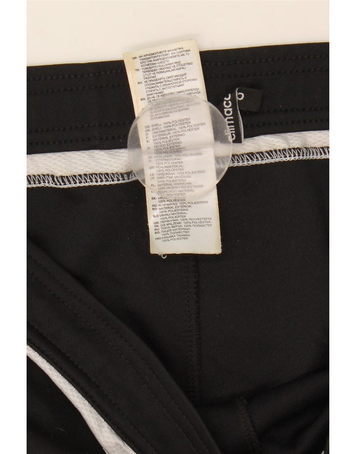 Pantaloni da tuta Adidas Climacool da uomo piccoli in poliestere color block nero