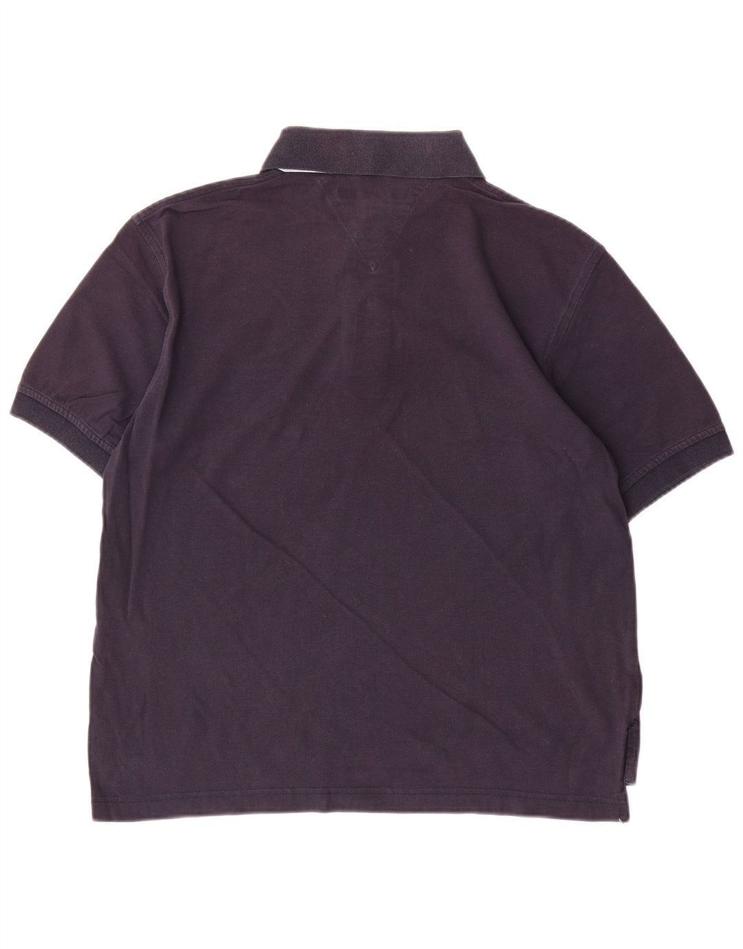 Polo da uomo Tommy Hilfiger media cotone blu navy