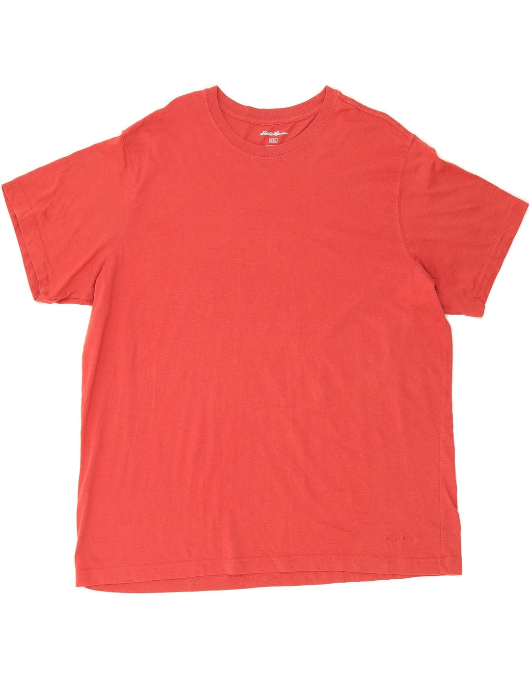 EDDIE BAUER Mens T-Shirt Top 2XL Red Cotton Vintage Eddie Bauer and Second-Hand Eddie Bauer from Messina Hembry 