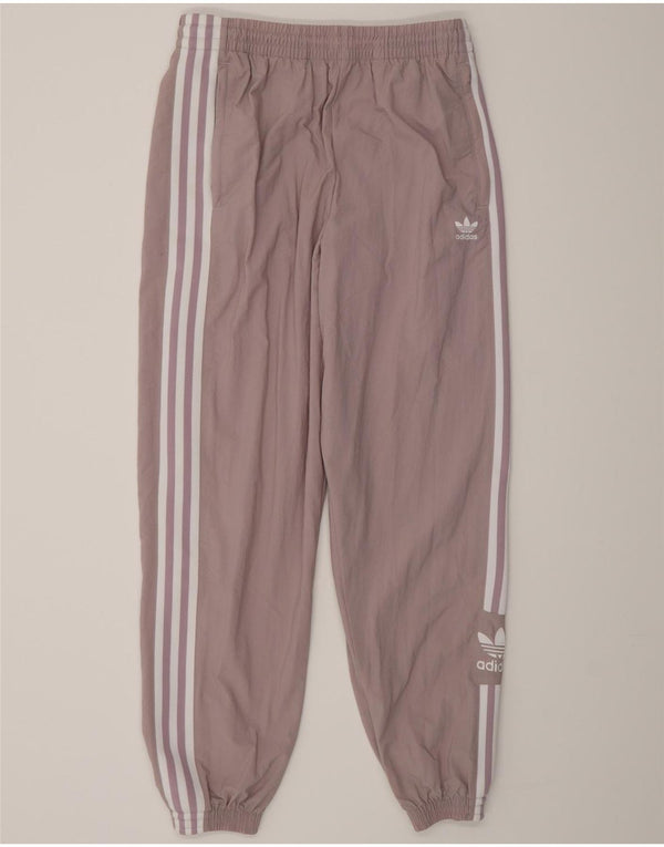 Pantaloni da tuta da donna Adidas Joggers UK 10 Small Purple Colourblock