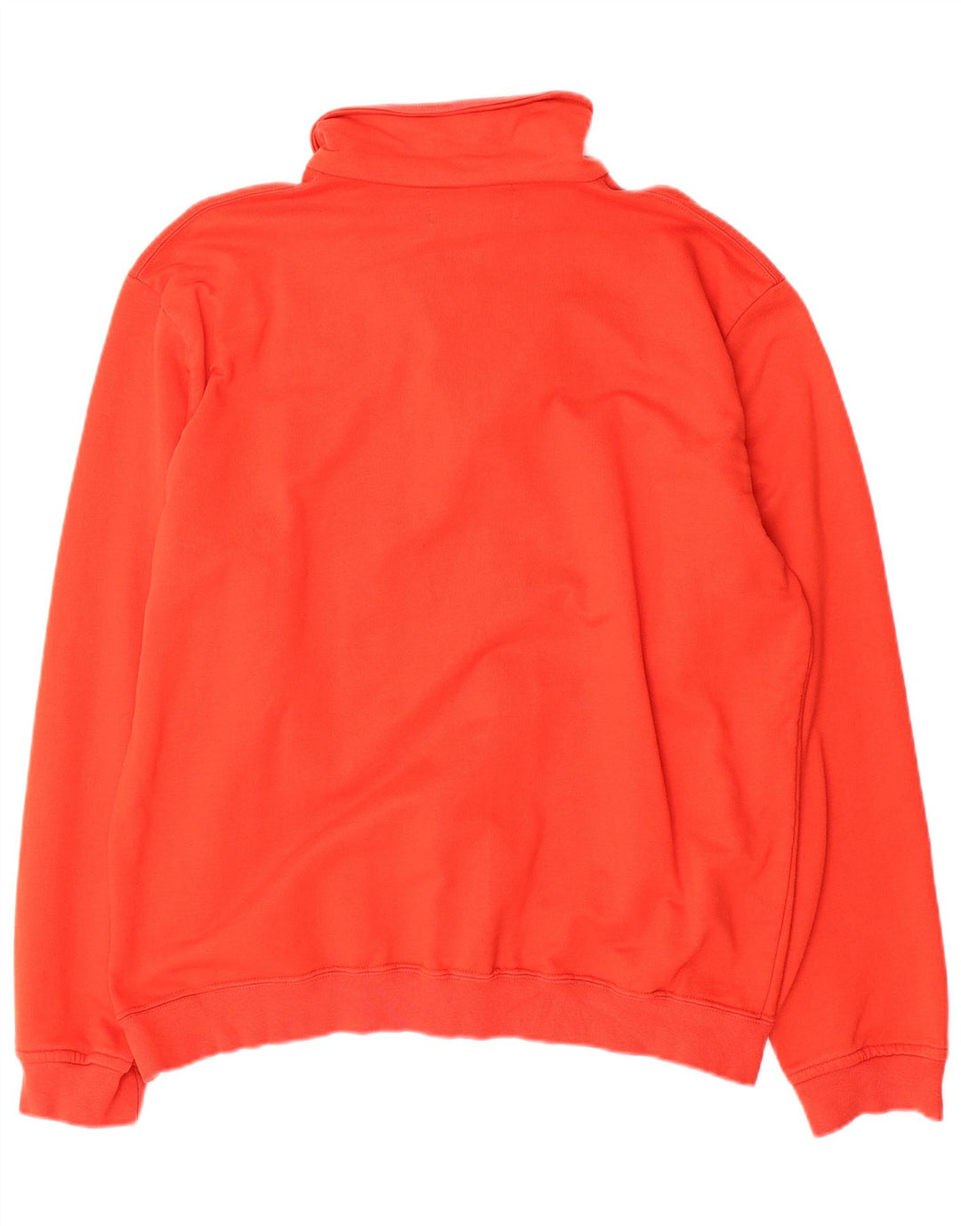 Felpa Kappa Uomo con Zip Collo Maglione XL Rosso Cotone