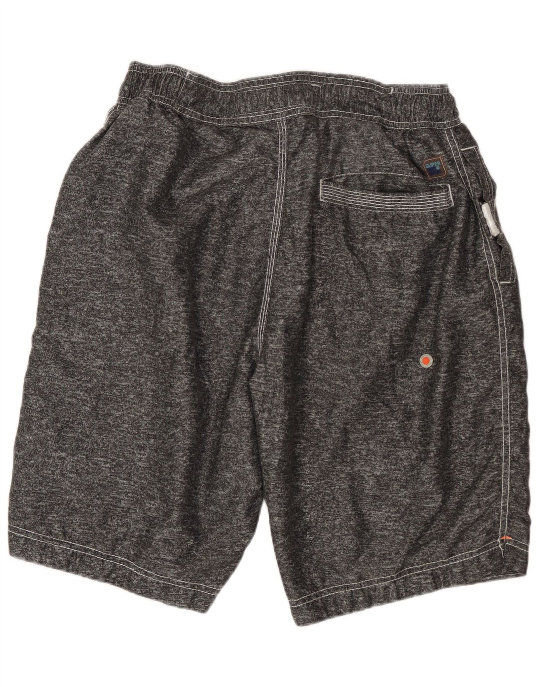 Pantaloncini da bagno con grafica da uomo Superdry XL Poliestere chiazzato grigio