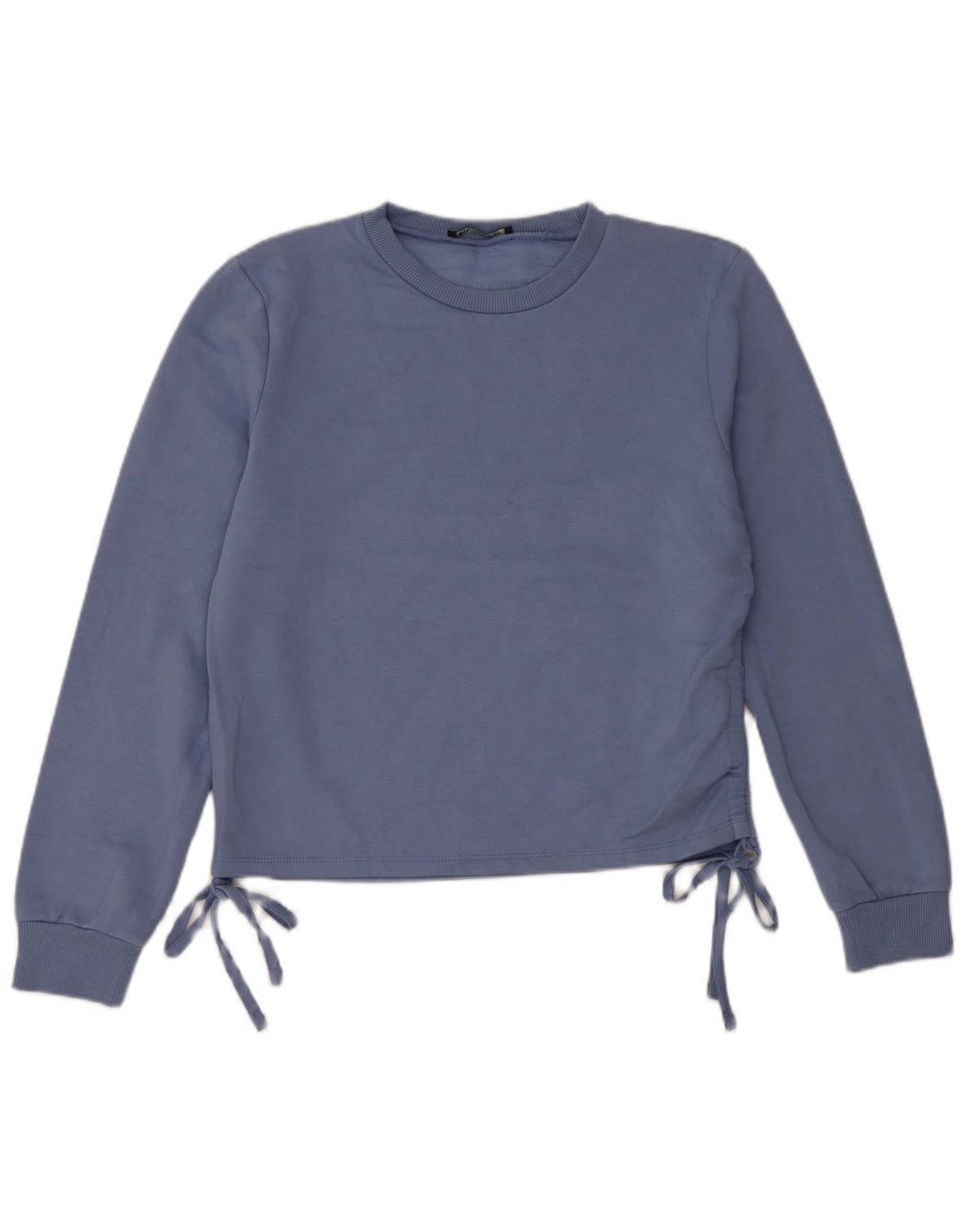 Felpa da donna Zara UK 14 poliestere blu medio