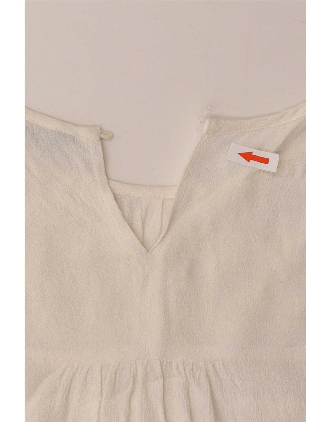 Zara camicetta da donna UK 46 grande bianca in viscosa