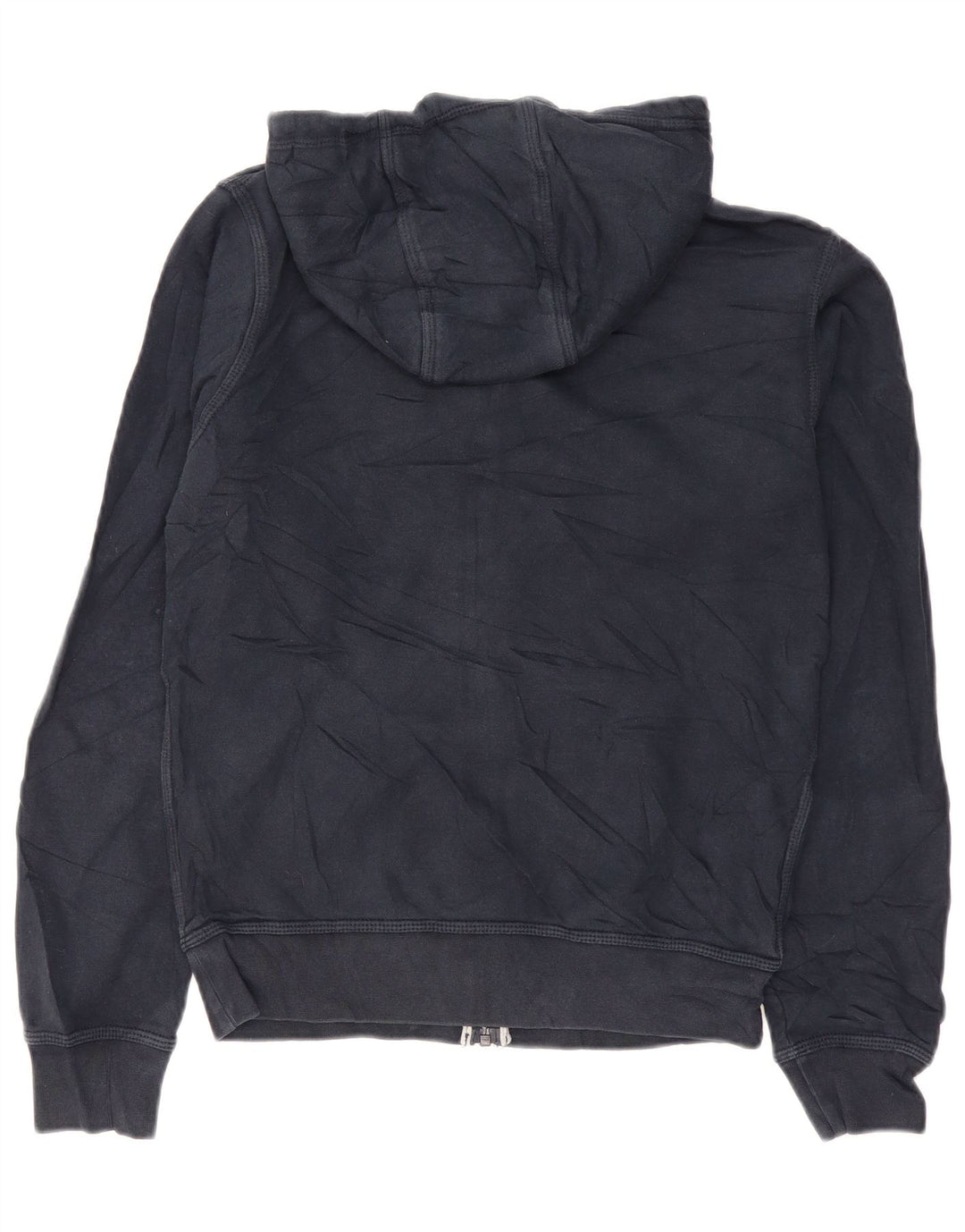 Felpa con cappuccio e zip Nike da uomo, piccola, in cotone blu navy