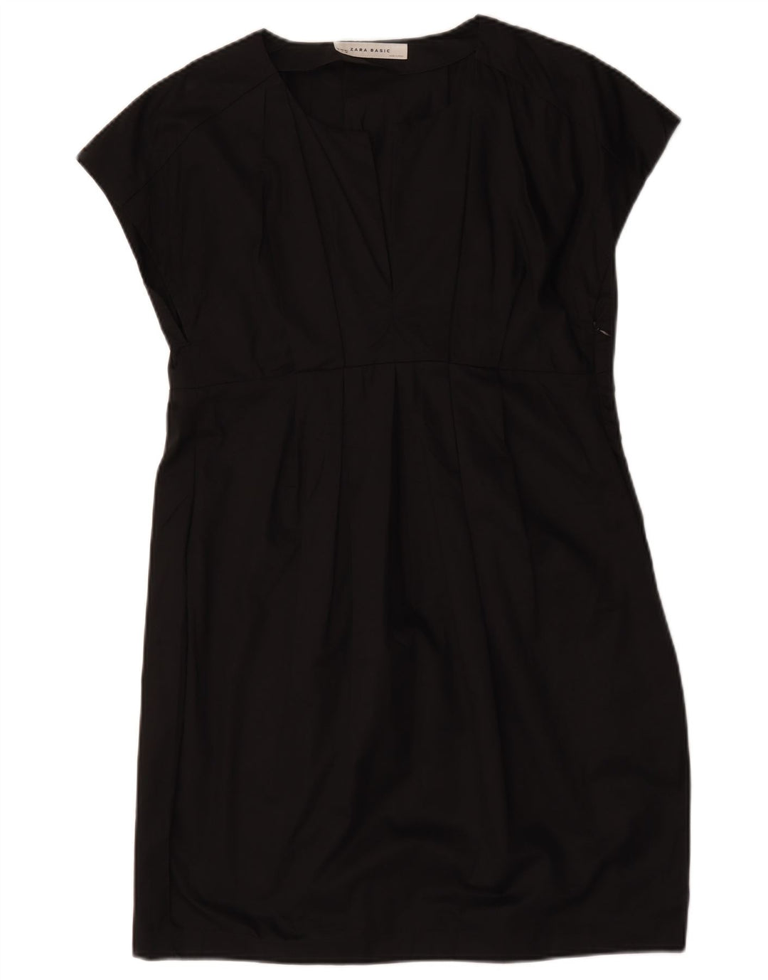 Abito tubino Zara da donna UK 14 grande cotone nero