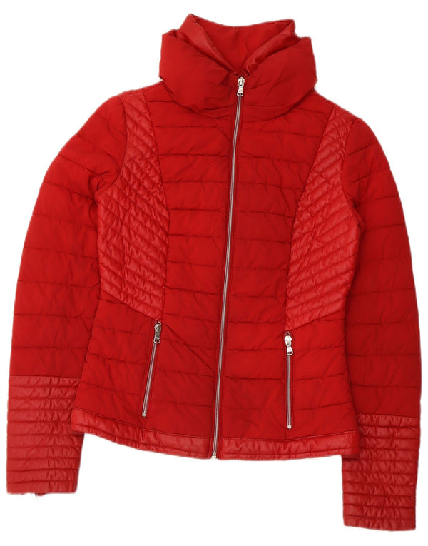 Giacca imbottita da donna Guess UK 6 XS Rosso Poliuretano