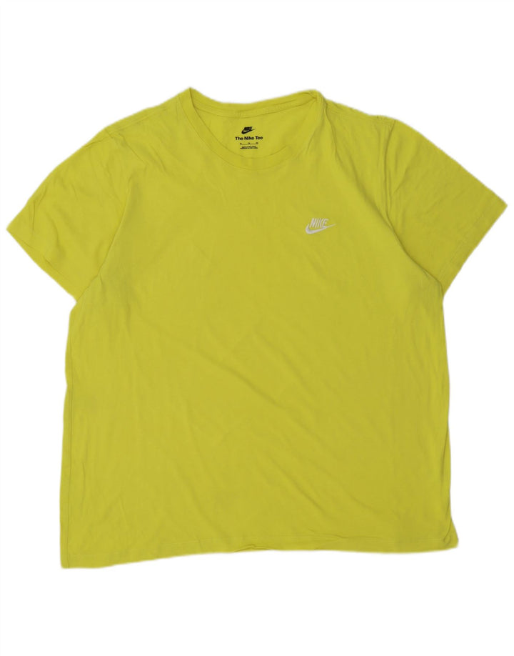 T-shirt da uomo NIKE Top XL verde cotone