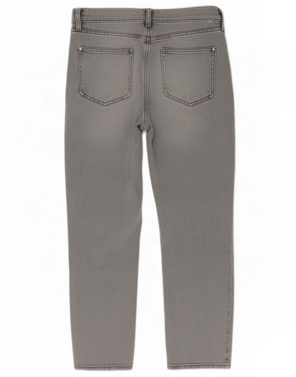 Jeans cropped Boyfriend da donna Marks & Spencer UK 14 Medum W32 L26 Grigio